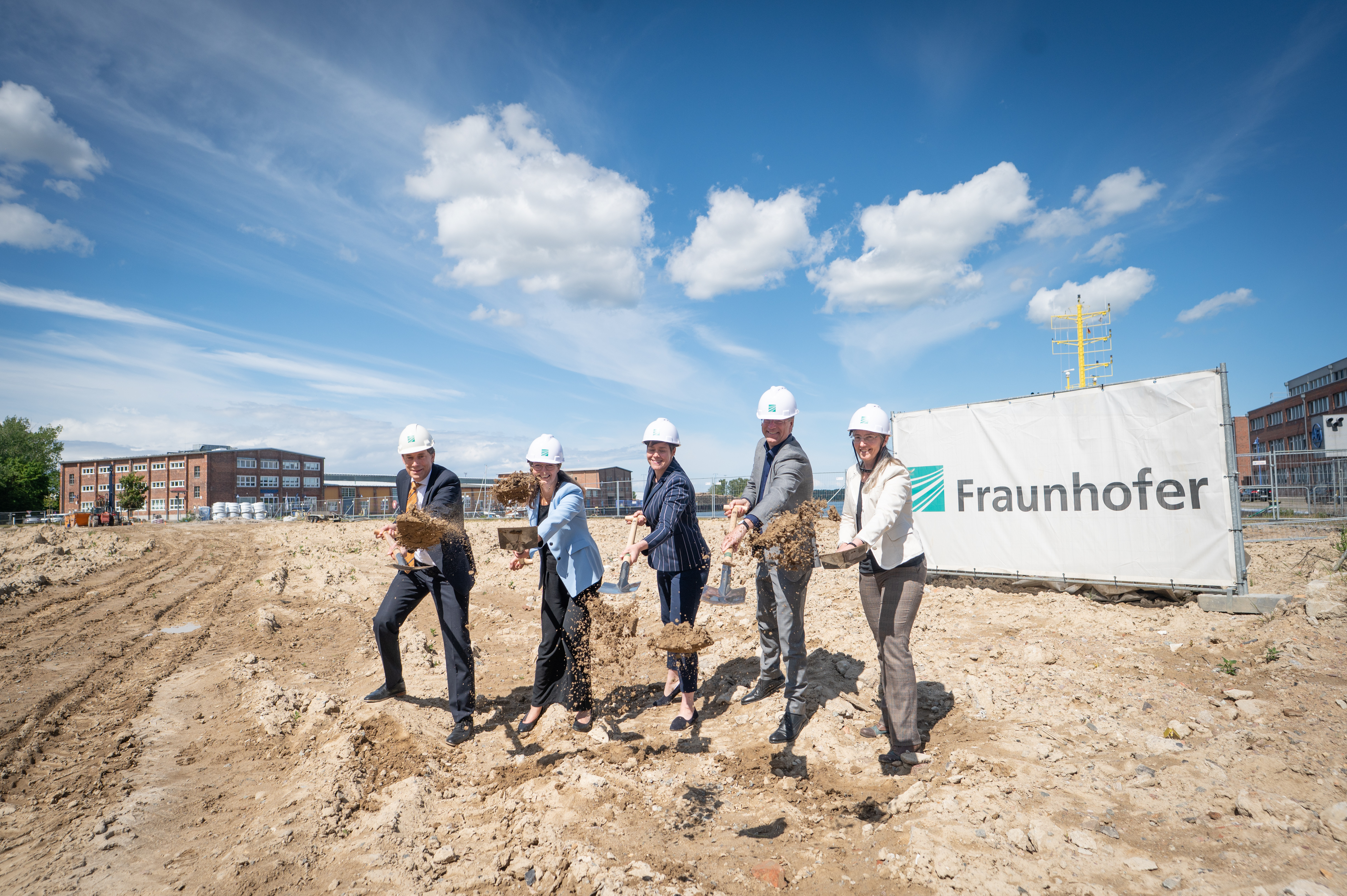 Baustart des Frauenhofer IGD-Neubaus