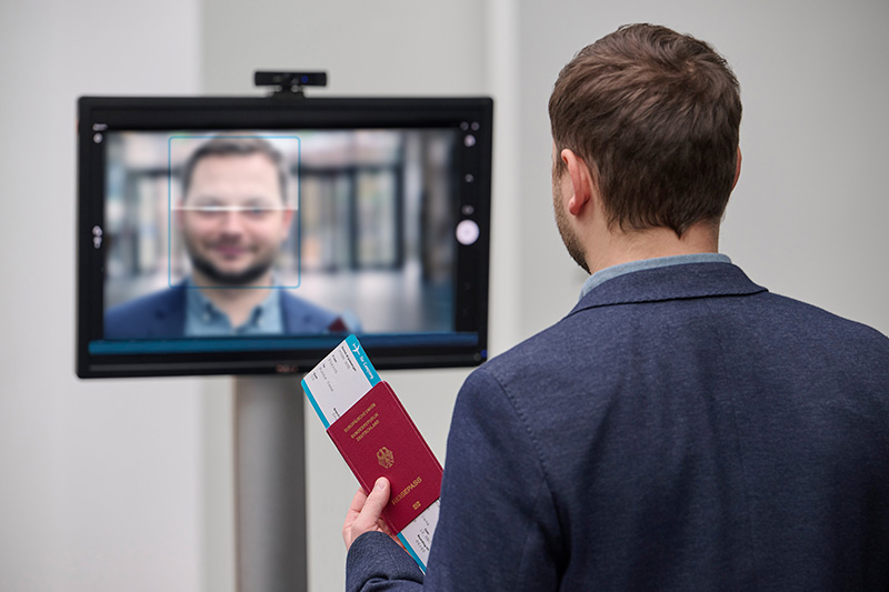 Grenzkontrolle mit biometrischer Gesichtserkennung